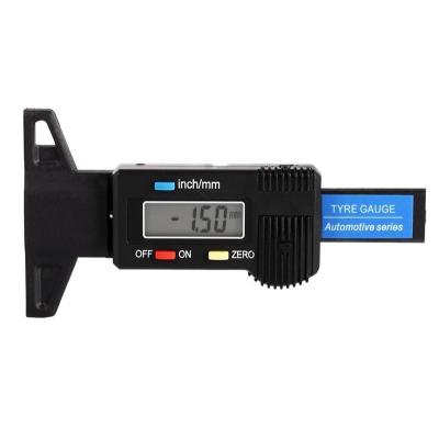 China Factory Supply GCr15 Metal Digital Display Tire Digital Snapshot Measuring Pattern Master Ruler Tire Ruler Depth Grooves for sale