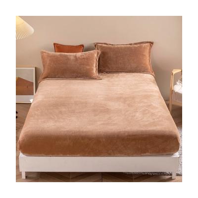 China New Design Single 100% Cotton Solid Color King Size Bed Cotton Bedding Sheet Set for sale