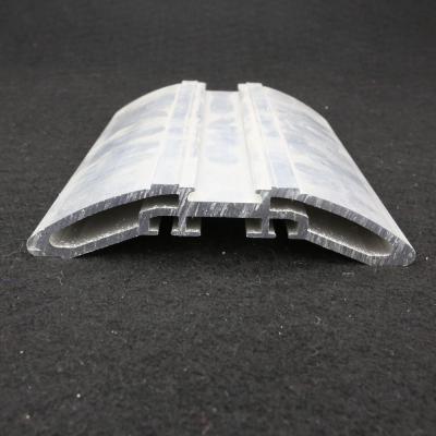 China Transport Tools Aluminum Mill Finish Top Selling Curved Aluminum Extrusion Industrial Profiles for sale