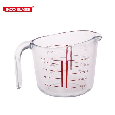 China Viable Borosil Glass Measuring Cup/Glass Measuring Cups with Handles/250ml Measuring Cup for sale