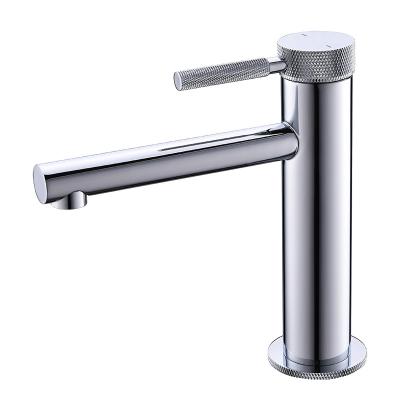 China Modern Basin Undercounter Bathroom Single-Hole Hot And Cold Faucet, All-Copper Sink, Bathroom Cabinet Faucet for sale