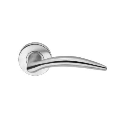 China Factory direct sale solid 304 door handle export stainless steel hotel door handles for sale