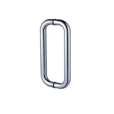 China DURABLE Stainless Steel Glass Double Side Pull Handles Entry Door for sale