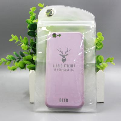 China Recyclable Clear Mobile Phone Case Cover Retail Packaging Bag For Phone Zipper Lock Plastic Bag for sale