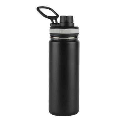 China Stocked Custom logo 500ml 18oz gym sports vacuum insulated sublimation double wall stainless steel water bottle with handle for sale