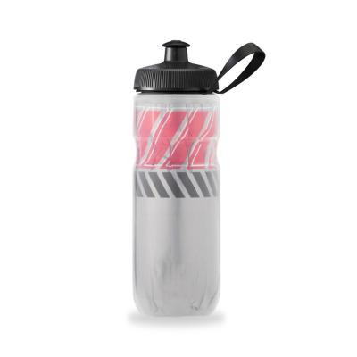 China Stocked Custom logo 550ml 20 oz leak proof plastic squeeze outdoor bicycle cycling sports water bottle for sale