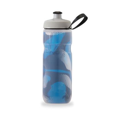 China Stocked Custom logo 550ml 20 oz leak proof plastic squeeze outdoor bicycle cycling sports water bottle for sale