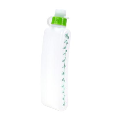 China Stocked Stocked 300ml 11 oz portable lightweight plastic squeeze outdoor running water bottle for sale