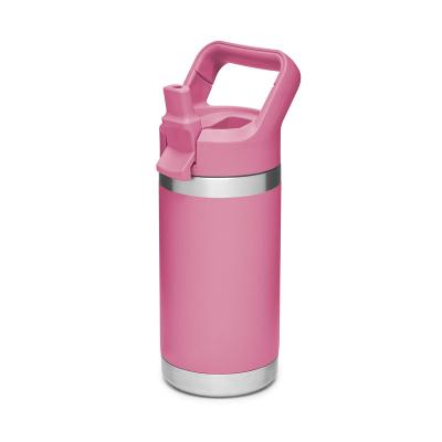 China Stocked custom logo 350ml 12oz sublimation insulated thermos stainless steel school water bottle for kids for sale