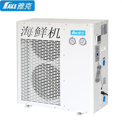 China 9000btu Hotels Aquarium Seawater Seafood Water Chiller Compressor No Overseas Service Provided, PLC Free Spare Parts, YAKE/OEM Motor for sale