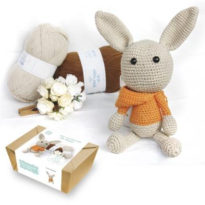 China Europe Rabbit DIY Kit Cute Animal Crochet Knitting Kit for sale