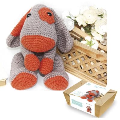 China Europe Puppy DIY Kit Cute Animal Crochet Knitting Kit for sale