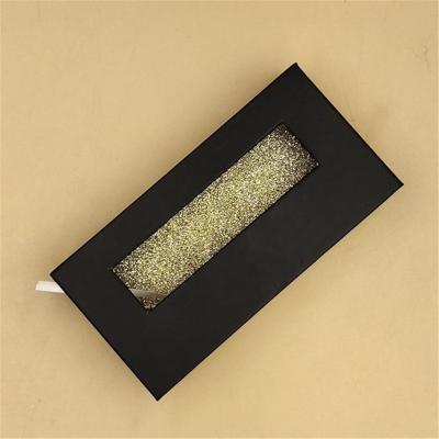 China Handmade empty black eyelash box packaging (it can also be custom made with your logo) for sale