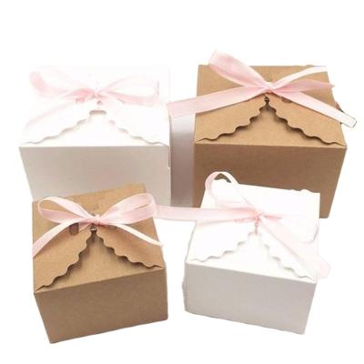 China New handmade luxury design high quality kraft paper high quality cake box for sale