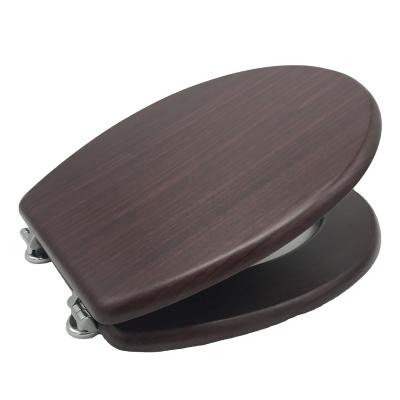 China Slow-end Toilet Seats Brown Color Toilet Seat Cover Toilet Lid for sale