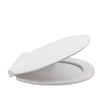 China Slow-end Toilet Seats Quick Release UF White Soft Narrow Toilet Seat for sale