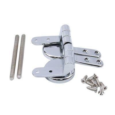 China Zinc Alloy Slow-end Toilet Seats Chrome Plate Toilet Seat Hinge for sale