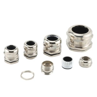 China PG7-PG63 high temperature resistance promotion IP68 cable gland high quality brass cable glands waterproof brass cable glands for sale