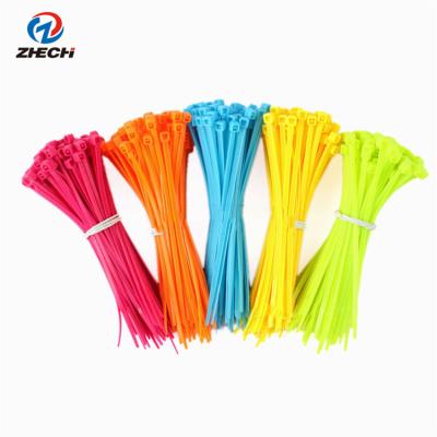 China Electrical Applications 5 Colors Cable Ties 150*2.2 Mm CE , PA66 Material Zip Tie for sale