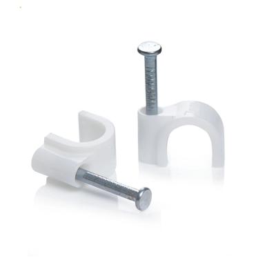 China PE manufacturer made nail cable ties practical nail cable ties durable nail cable ties for sale