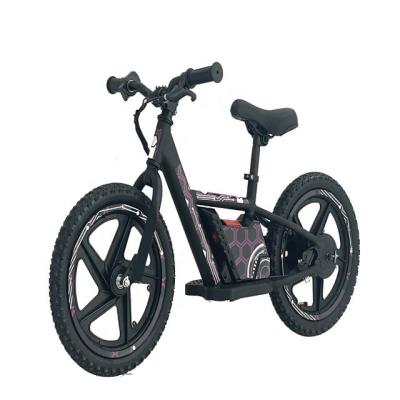 China Unisex Electric Kids Bike 16 Inch Pneumatic Children Kids Electric Safe Balance Bike for sale