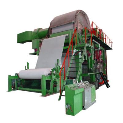 China Factory 1575small scale paper machine making machine for making facial tissue paper with low price for sale for sale