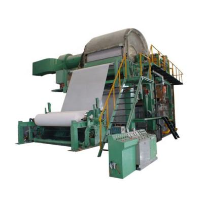 China Factory small 2400 paper recycling machine for making toilet paper machine with low price and high quality for sale