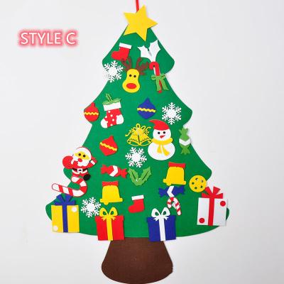 China Polyester environmental protection material judged Christmas tree DIY judged Christmas decoration can be customized Christmas gifts to enhance children's logical judgment for sale