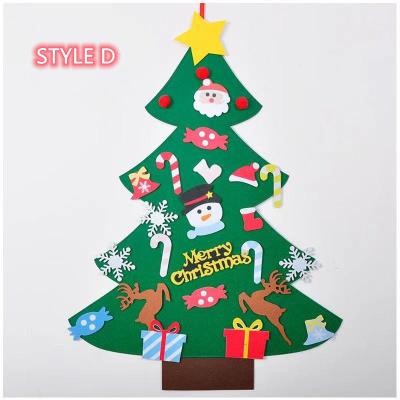 China Polyester environmental protection material judged Christmas tree DIY judged Christmas decoration can be customized Christmas gifts to enhance children's logical judgment for sale