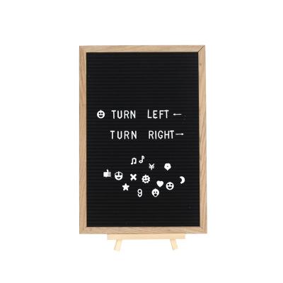 China China Letter Motherboard Oak View Wooden Blackboard Felt INS Message Board Letter Inch 12*18 Variable Letters And Information for sale