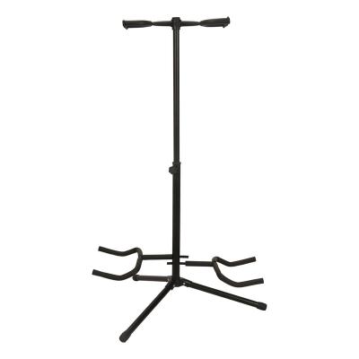 China Double J-32 Electric and Acoustic Guitar Straight Guitar Stand Put Up 2 Pcs Guitar Saving Space and Convenience Vertical Stand Cheap Guitar Stand for sale