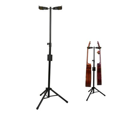 China High Quality J-L2B Self-locking Double Function Vertical Guitar Stand For Acoustic Electric Guitar With Self-locking Single Function Guitar Stand for sale