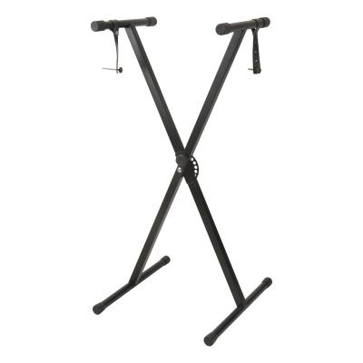 China KS-1X keyboard music stand for 54 and adjustable single type piano keyboard 61keys size 32-96CM large X stand for sale