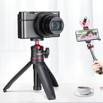 China Video Camera Ulanzi MT-08 Mini Adjustable Desktop Portable Tripod Ball Head Stand For DSLR SLR Mobile Phone for sale