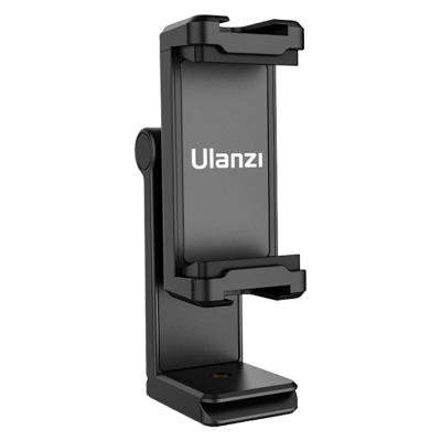 China Ulanzi ST-22 Universal Mobile Phone Clip Flexible Mount, Plastic Cell Phone Holder with Cold Shoe for iPhone Huawei Samsung for sale