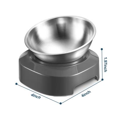 China High Quality Viable Pet Bowl Feeding Pet Food Single Bowl Common Pet Feeding Product Circular Bowl for sale