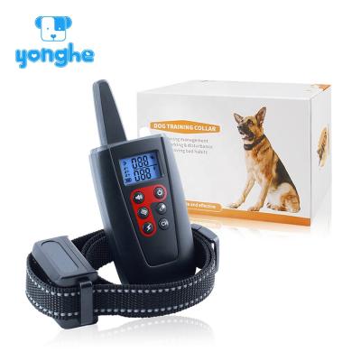 China 2020 Latest 1000m Amazon Electric Shock Vibration Dog Training Viable Fashionable Remote Control Collar for sale