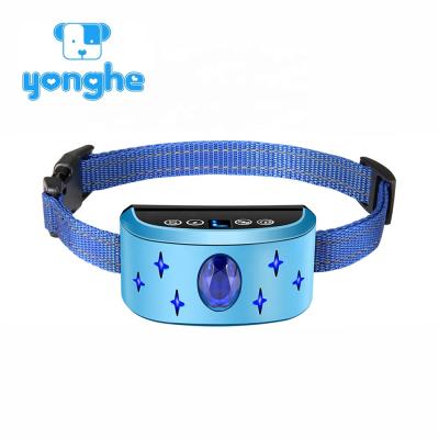 China Viable Electronic Wireless Bark Controller Anti Static Pet Vibration Beep Stop Bark Collar Dog Collar Waterproof Bark Collar for sale