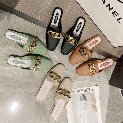 China Breathable Drop Shipping Casual Half Slipper Luxury Slipper Sandal Increasing Cute Sandals Sandals For Women for sale