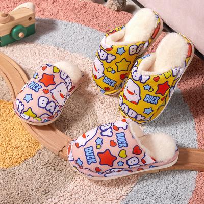 China Breathable Cotton Kids Toddler Slippers Girls Home Slippers for Kids Baby Sandals and Slippers for sale