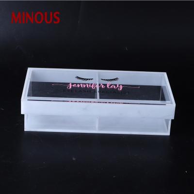 China Eco-friendly Material Custom Small Acrylic Eyelash Storage Box Factory Acrylic Eyelash Display for sale