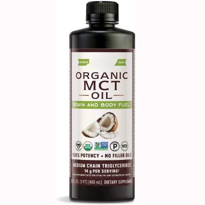 China Amazon 100% Pure Private Label MCT Oil Organic Coconut Oil Shakes Coffee and Shakes Hot Sale For Drinks 480ml for sale