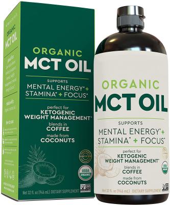 China Shakes Private Label 100% MCT Pure Organic Coffee & Petroleum Coconut Oil For Drinks 946ml for sale