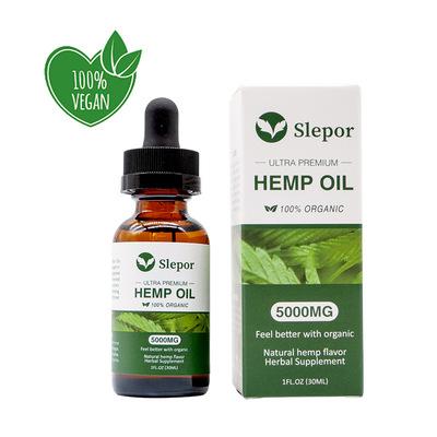 China Anti-Inflammatory Organic Hemp Seed CB D Oil 5000MG 30ml Premium Stress Relief Pain Relief Joint Anti Aging Support Stress for sale