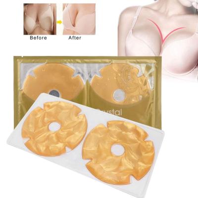 China 100% Natural OEM Firming Masks Breast Maskskin Care Formula White Gold Crystal Anti Fine Line Breast Care Mask for sale