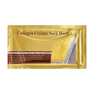 China 100% Natural Collagen Crystal Neck Mask For Anti Wrinkle Moisturizing Firming Neck Mask for sale