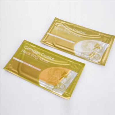 China 100% Natural Anti Aging Anti Wrinkle Cosmetic 24K Gold Collagen Firming Korean Best Face Neck Lift Mask for sale