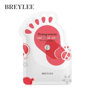 China BREYLEE Moisturizing Pomegranate Foot Skin Exfoliation Mask Foot Masks Foot Mask Hydration Exfoliating for sale