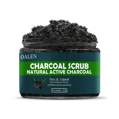 China New Exfoliator Himalayan Salt Body Scrub Natural Deep Clean Anti Cellulite Moisturizing Skin Charcoal Scrub Natural Activated Charcoal for sale