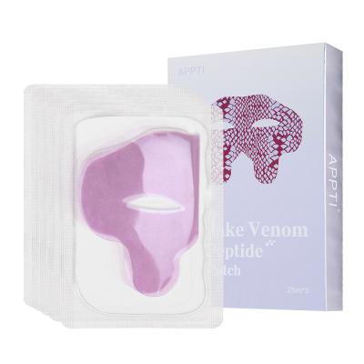 China Anti-Puffiness Snake Venom Peptide Face Patch 25ml*5 Tablets Per Box Smoothing And Nourishing Soft And Elastic Eye Mask for sale